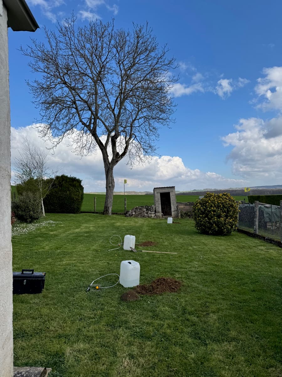Test de perméabilité — Réhabilitation à Germigny-sur-Loire (58)